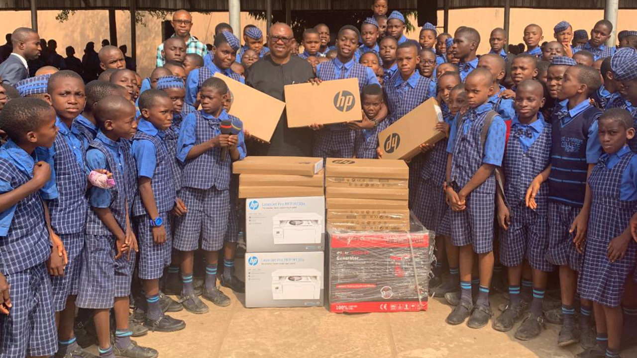Obi makes case for touching of lives, support for education