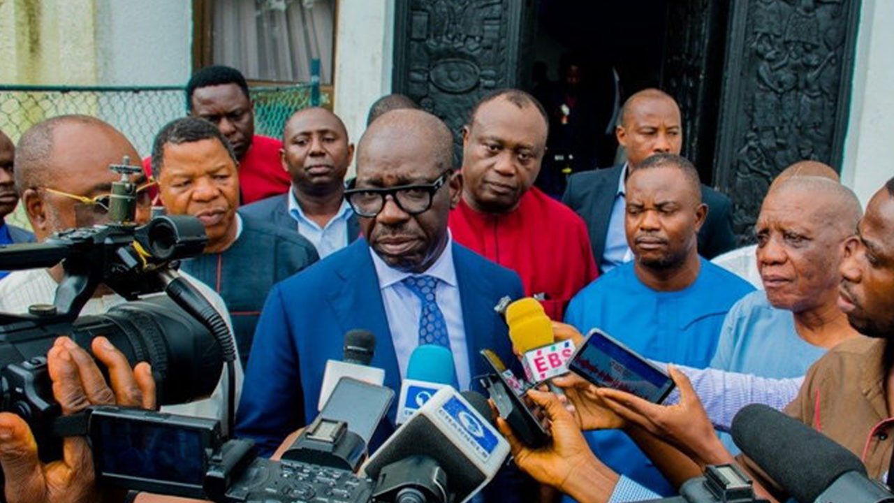 Edo APC crisis: Gov Obaseki petitions DSS, IGP, calls for arrest of Oshiomhole