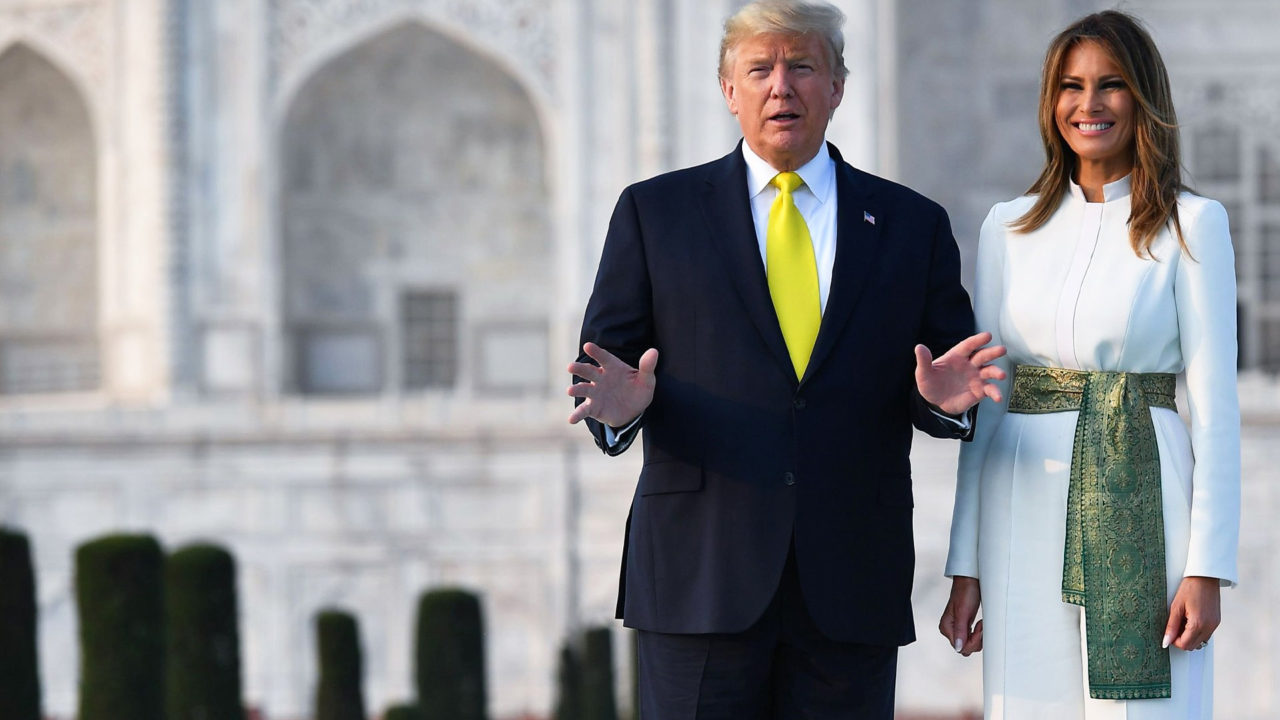 Donald, Melania, Ivanka, and Jared Visit the Taj Mahal
