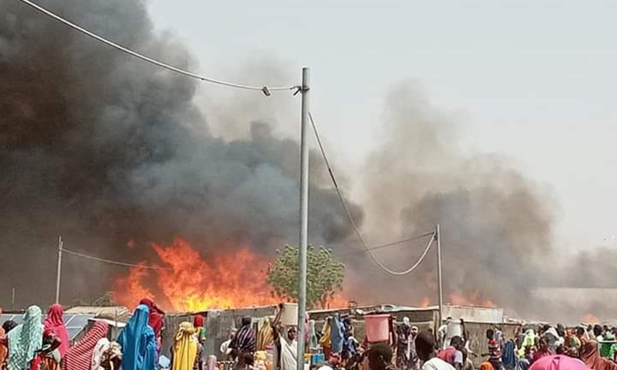 Strange Fire Outbreak Renders 100 Inmates Homeless At IDPs Camp
