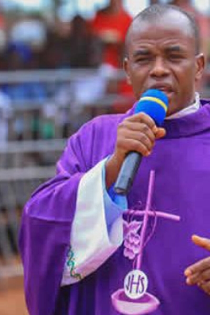 Rev. Fr. Mbaka’s followers Demonstrate In Enugu As Bishop Onaga Shuts Down Adoration Ministry