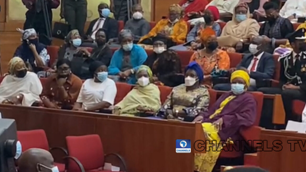 Aisha Buhari Visits Senate to Witness Laying of Constitution Review Report