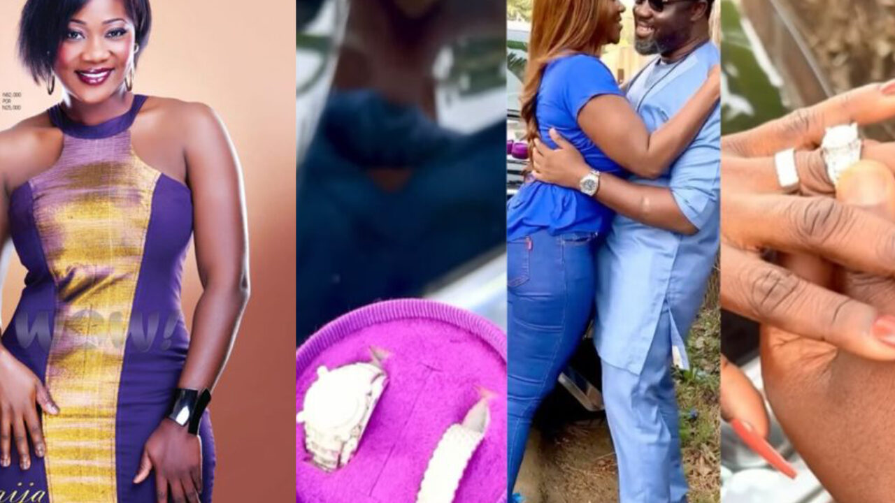Mercy Johnson Flaunts New 18-karat Diamond Engagement Ring