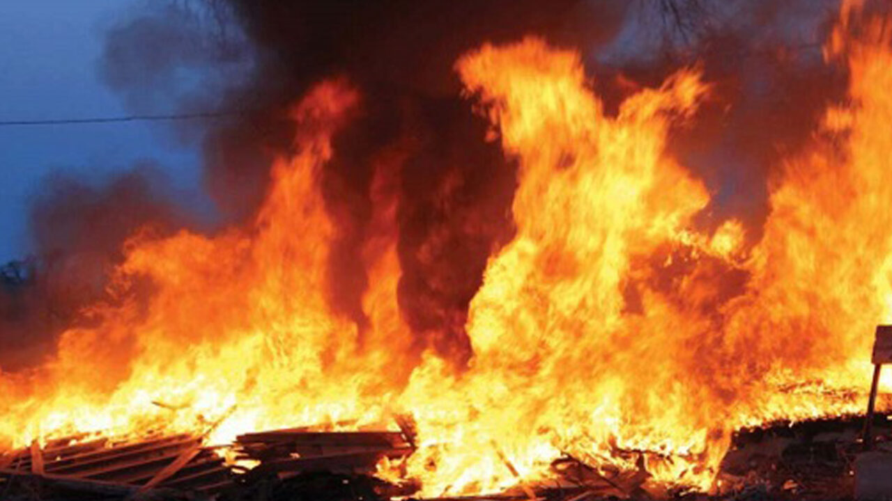 Fire Destroys 450 IDP Camp In Borno