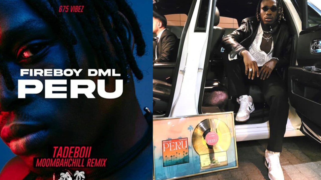 Fireboy DML’s Peru Remix With Ed Sheeran Has Become Certified Gold In The UK