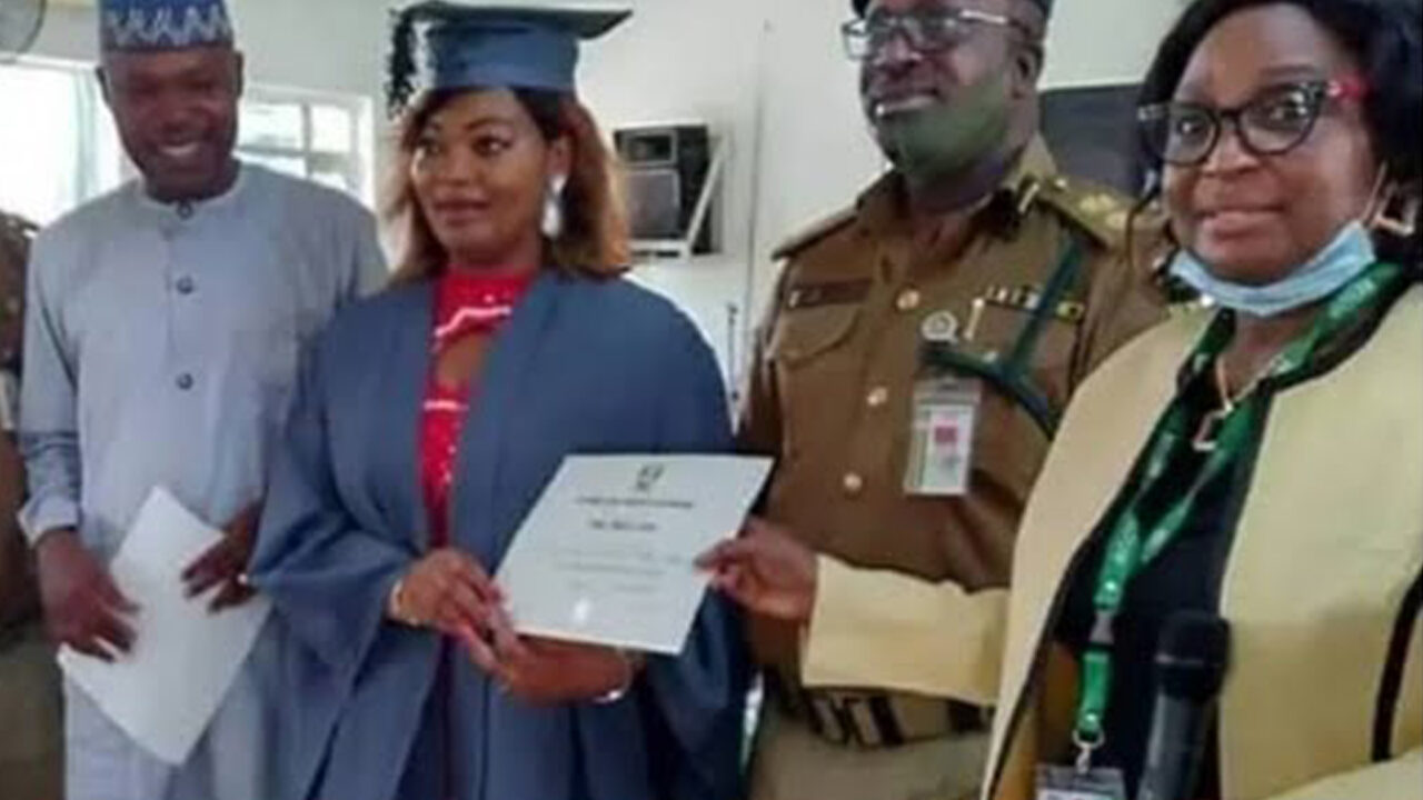 Female Inmate Emerges Best Graduating Student, Bags Second Class Upper Degree From NOUN