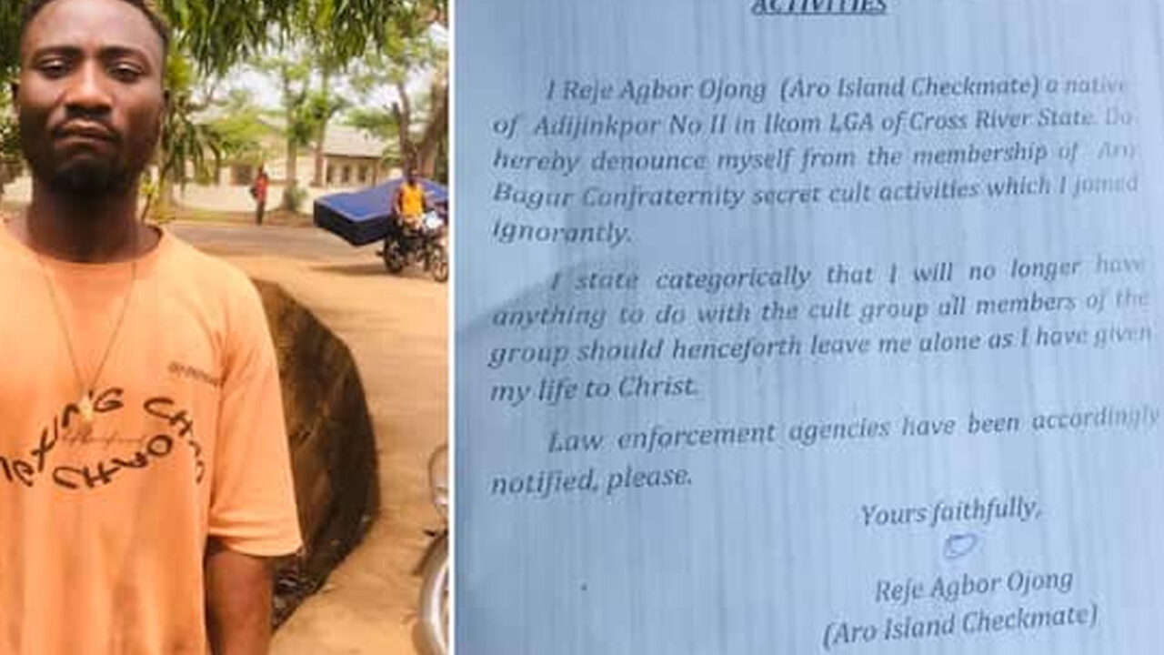 “Leave Me Alone, I Have Given My Life To Christ,” Repentant Cultist Writes Open Letter To Cult Members