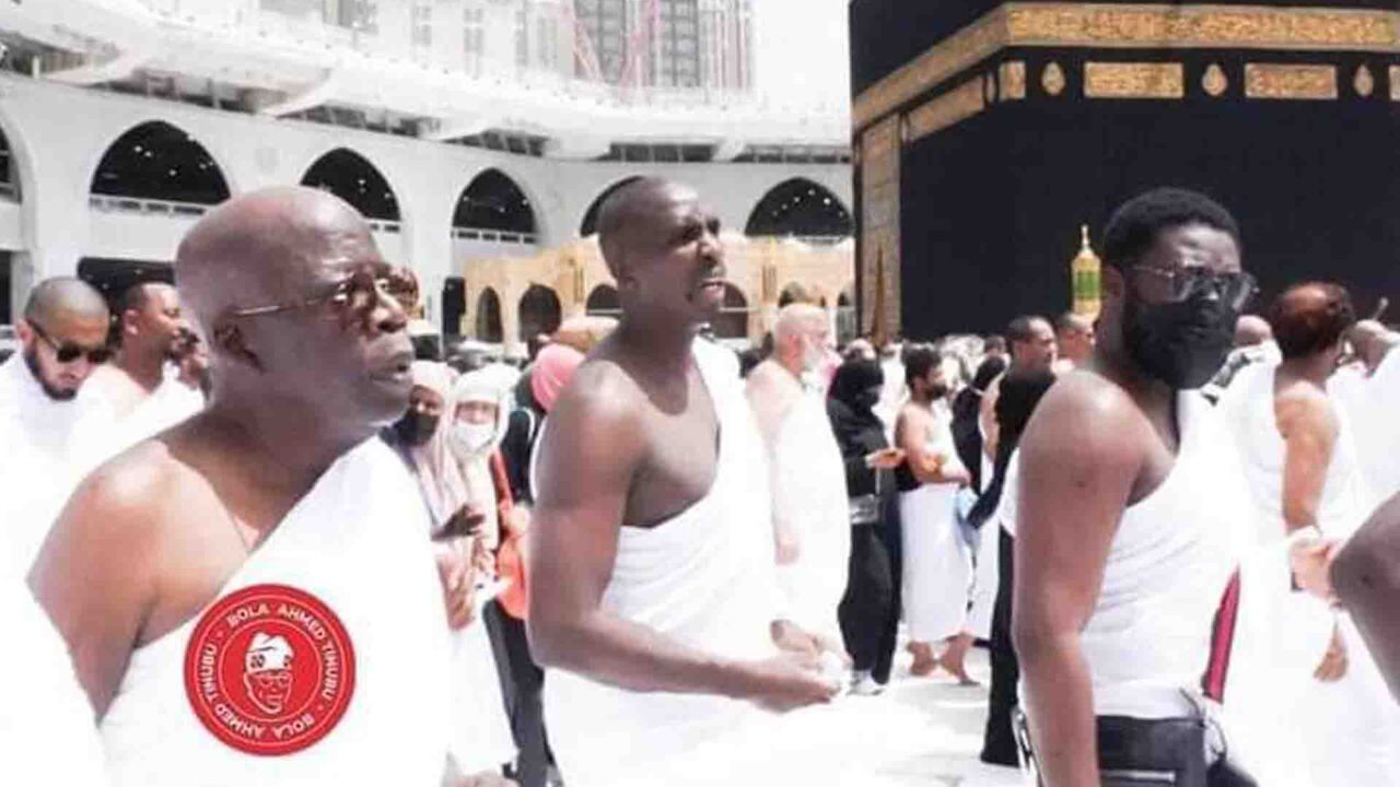 Tunubu Performs Tawaf At Ka’abah (Photos)