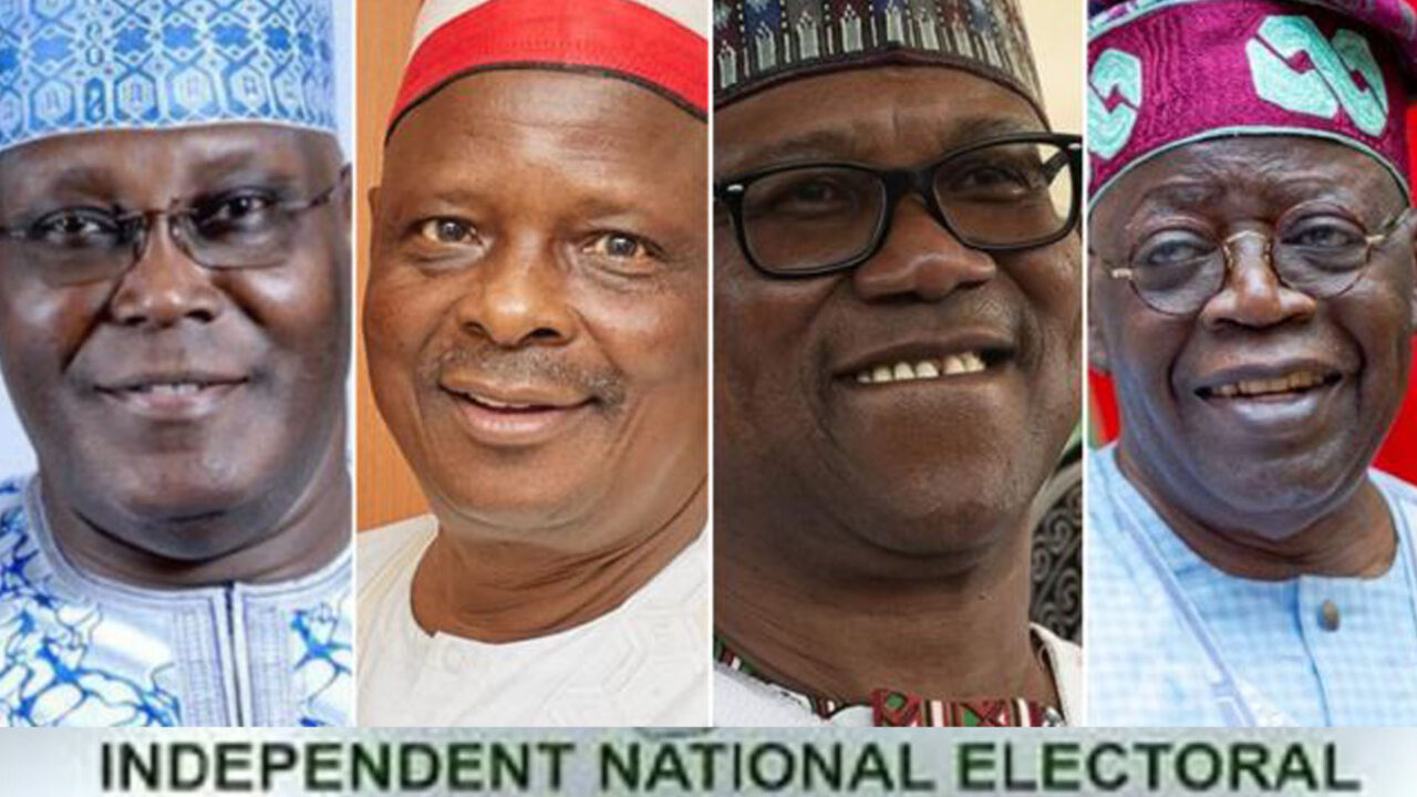 Race to Presidency: Atiku, Tinubu, Obi, Kwankwaso Overshadows 14 Candidates
