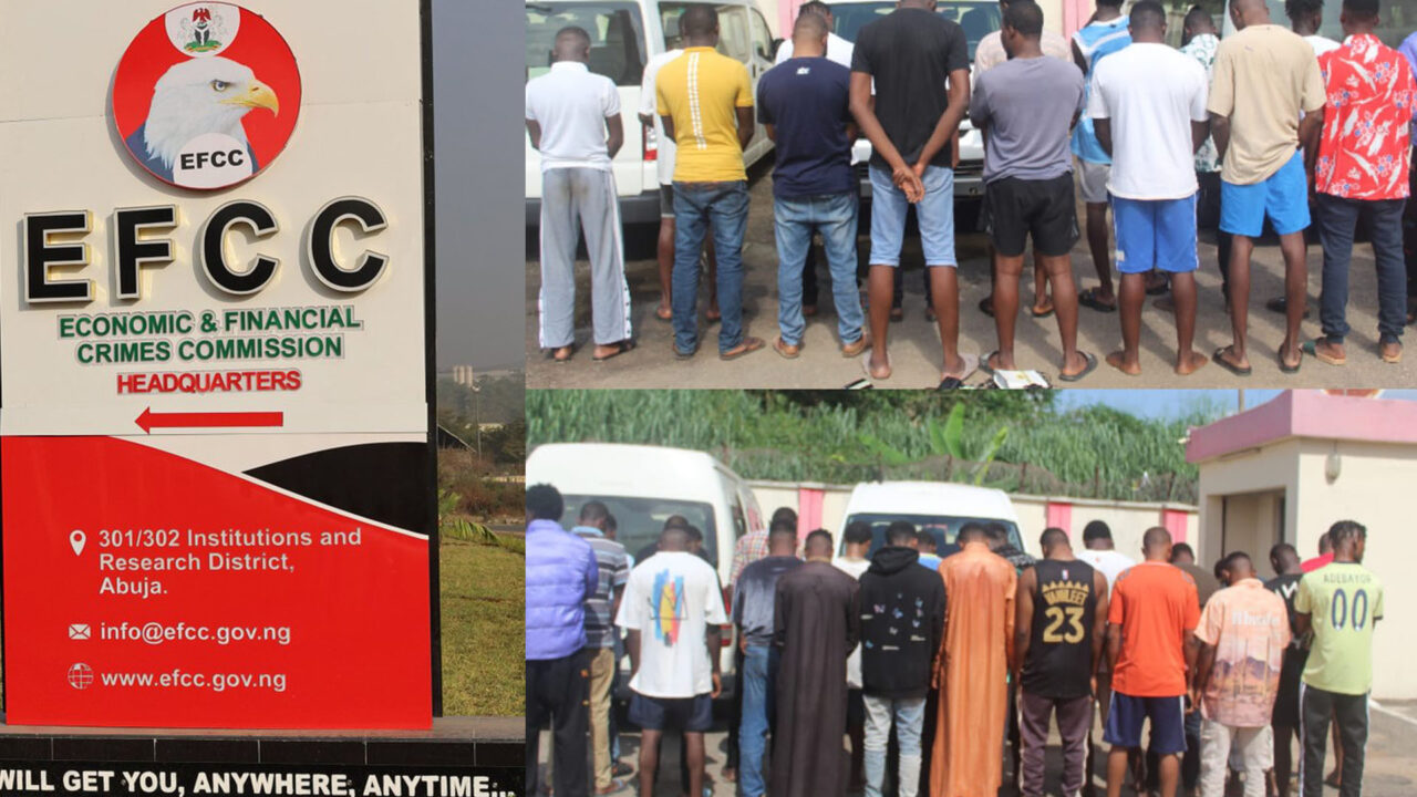EFCC Smashes Internet Fraudsters Hideout, Arrest 41