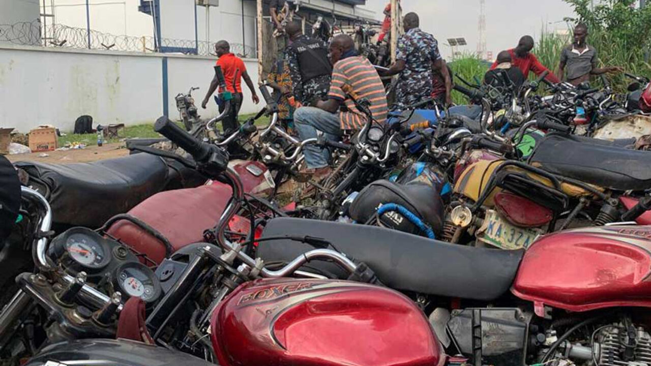 Lagos State Government Crushes Over Commercial 2000 Motorcycles