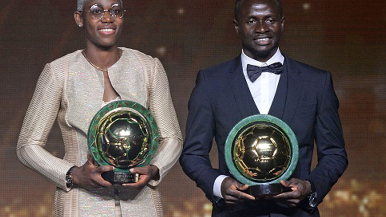 2022 CAF Awards: Oshoala Wins Award For Fifth Time As Mane Wins For Second Time