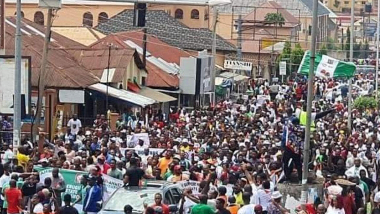 2 Million Match in Enugu in Support of Peter Obi