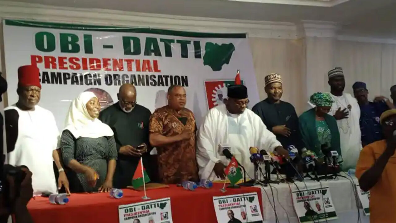 Obi, Baba-Ahmed Absent as Labour Party Unveils Presidential Campaign Council