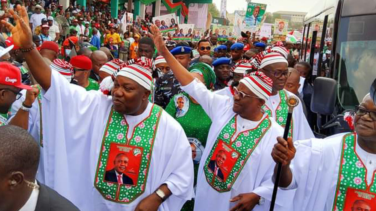 G5 Governors Storm Enugu, Assures PDP Candidates of Support and Victory