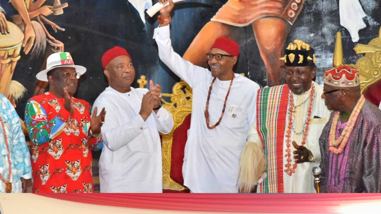 President Buhari bags chieftaincy title in Imo