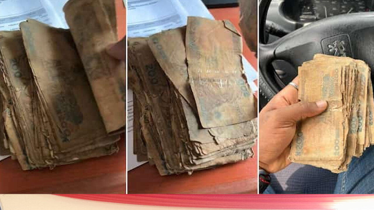 Man laments old N200 notes he got from the bank (Video)