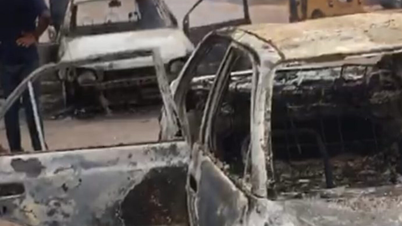 Vehicles and Tricycles Burnt In Enugu , Sit-At-Home Order may be Motive