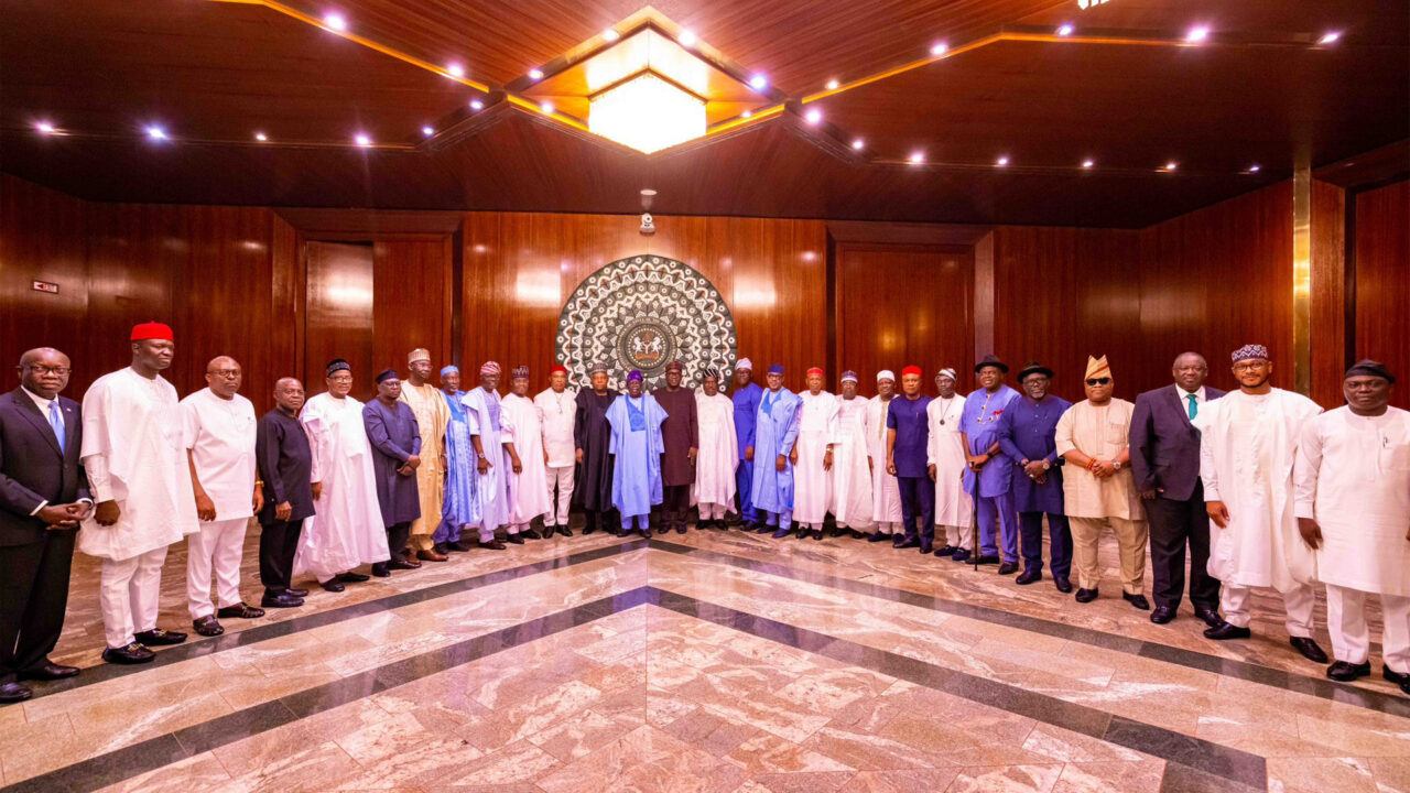 “I’m ready to collaborate with you to end poverty”, Tinubu tells governors
