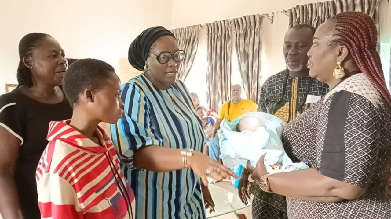 New born baby rescued from pit toilet in Anambra