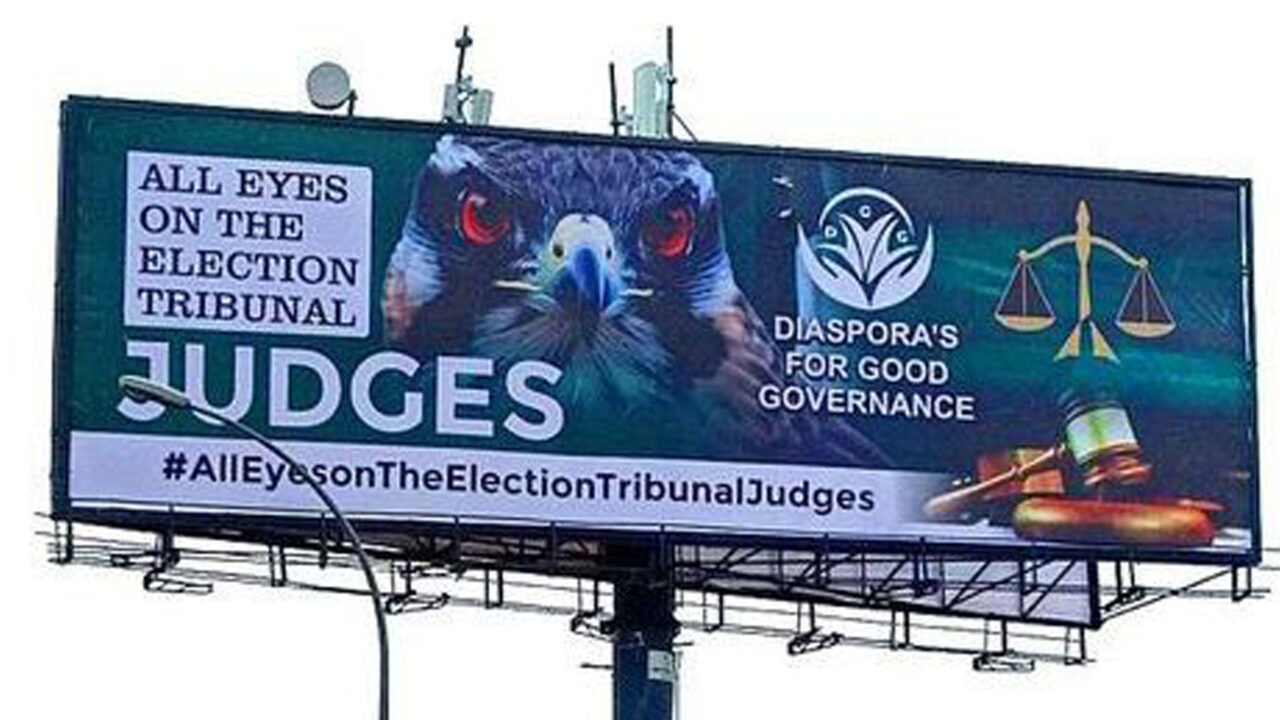 ARCON orders immediate removal of “All Eyes on the Judiciary” billboard adverts