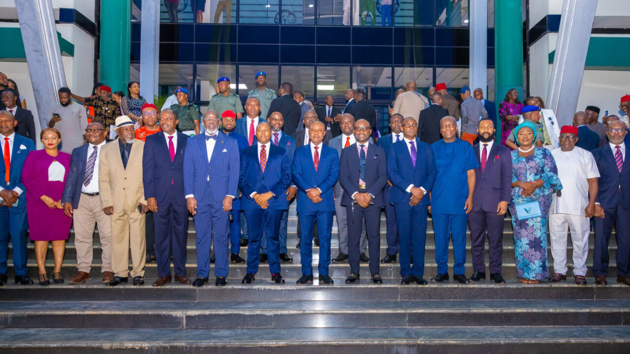 Enugu State Gov. Mbah Swears In 20 Commissioners