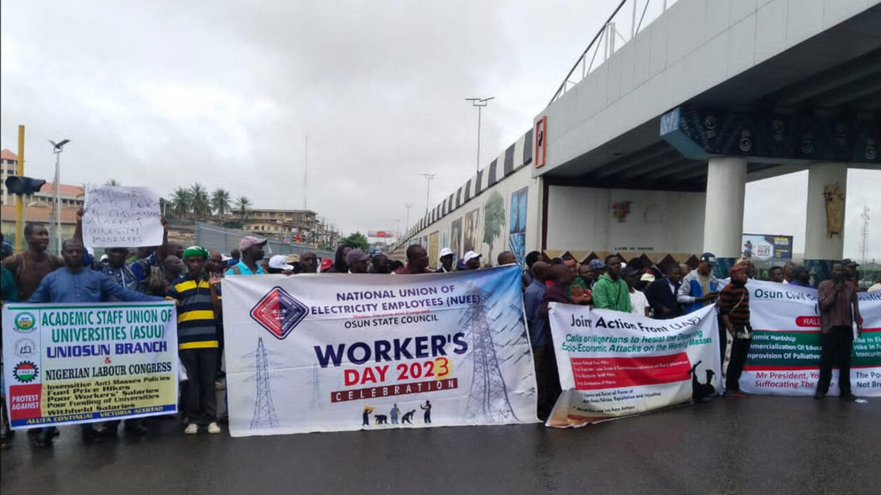 Mass Labour Protest Against Some Federal Government Policies