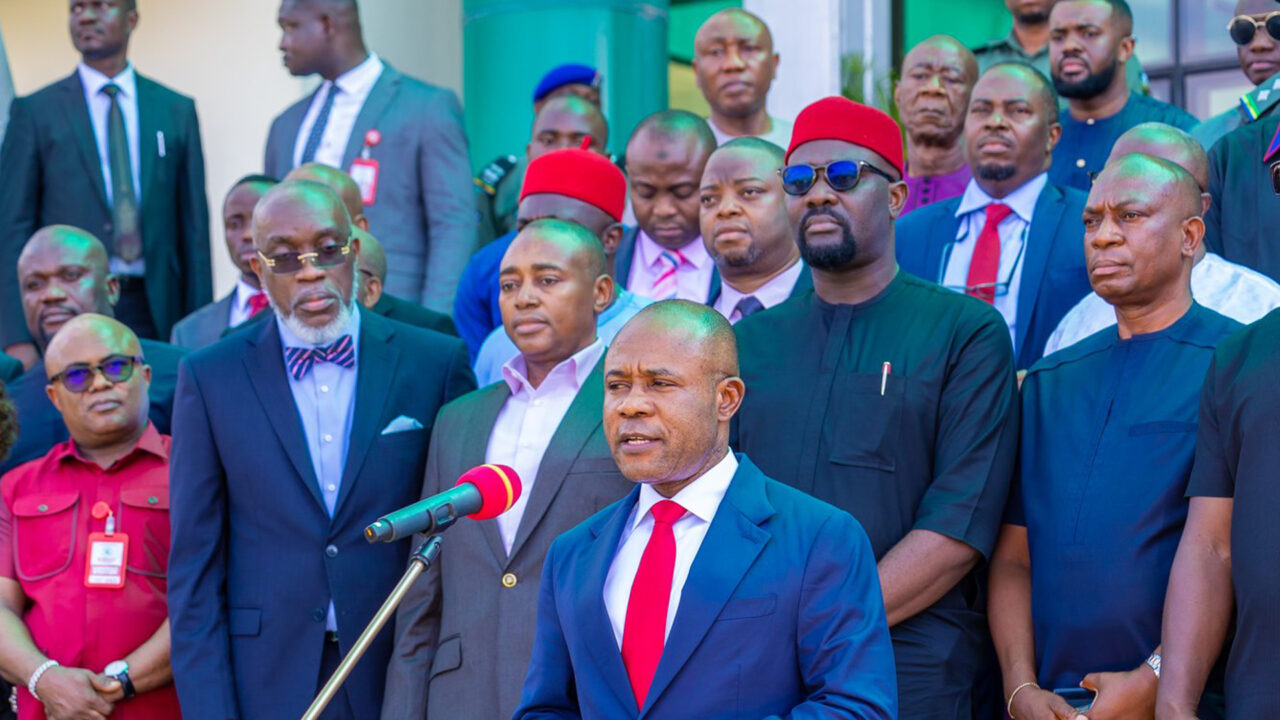 Gov. Mbah Extends Hands Of Friendship To Opponents After Victory In Tribunal