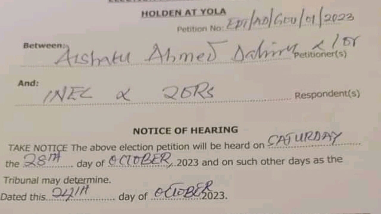 Tribunal To Deliver Judgement On Adamawa Governorship Election