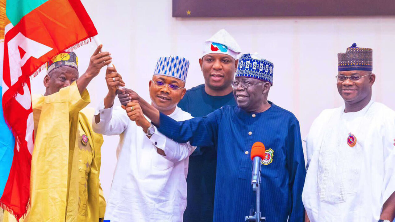 Kogi Poll: President Tinubu presents APC flag to Ododo, party’s candidate