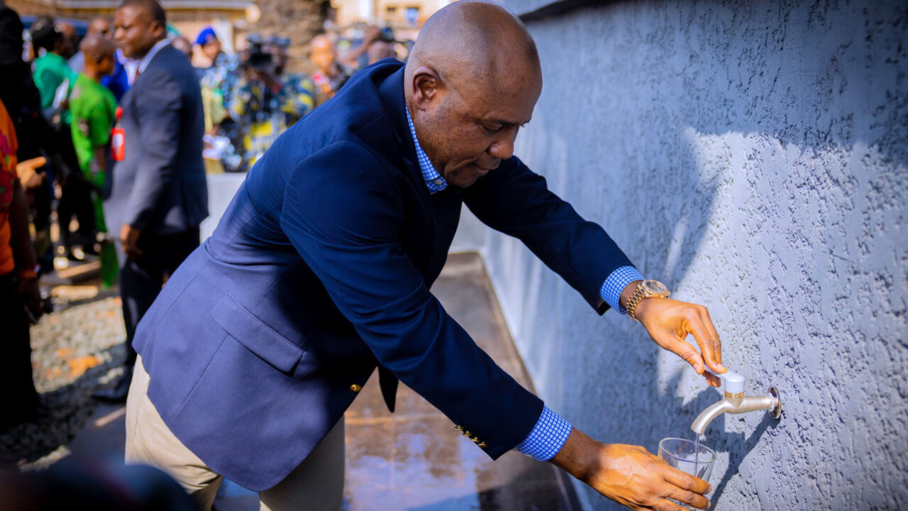 Gov. Mbah Keeps His Campaign Promise, Commission Ultra-Modern Water Scheme In 9th Mile Enugu