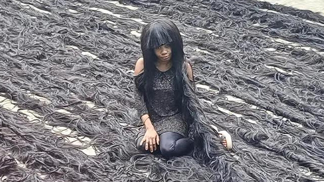 Nigerian wigmaker sets world record with wig measuring 351.28 metres