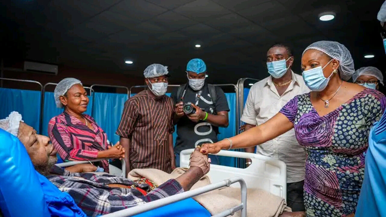 Soludo’s Wife Visits Nollywood’s Muonagor, Others at NAUTH