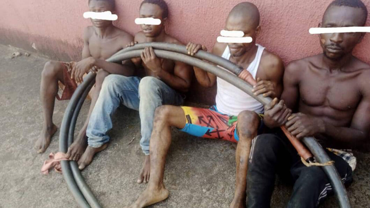 NSCDC arrest armoured cable vandals in Anambra