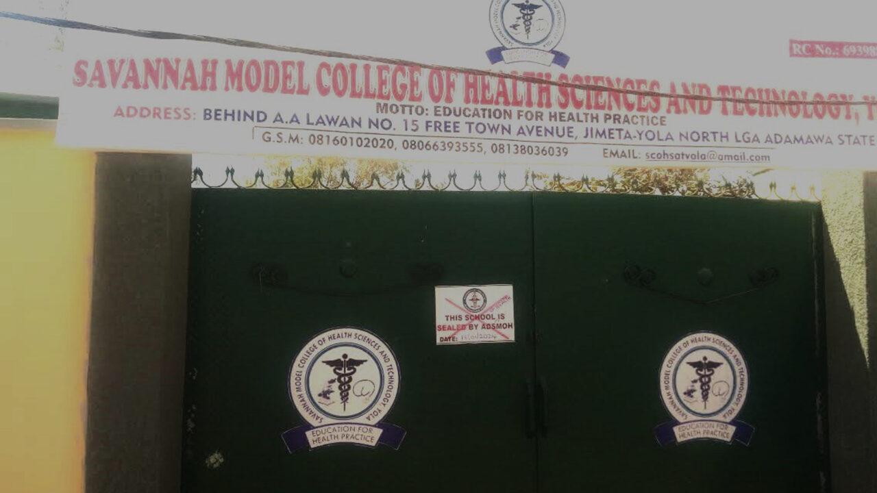 Government Seals Off Eight Private Health Training Institutions In Adamawa