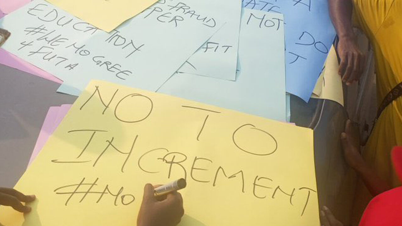 Hike In Tuition: Students Shut Down Federal University of Technology Akure