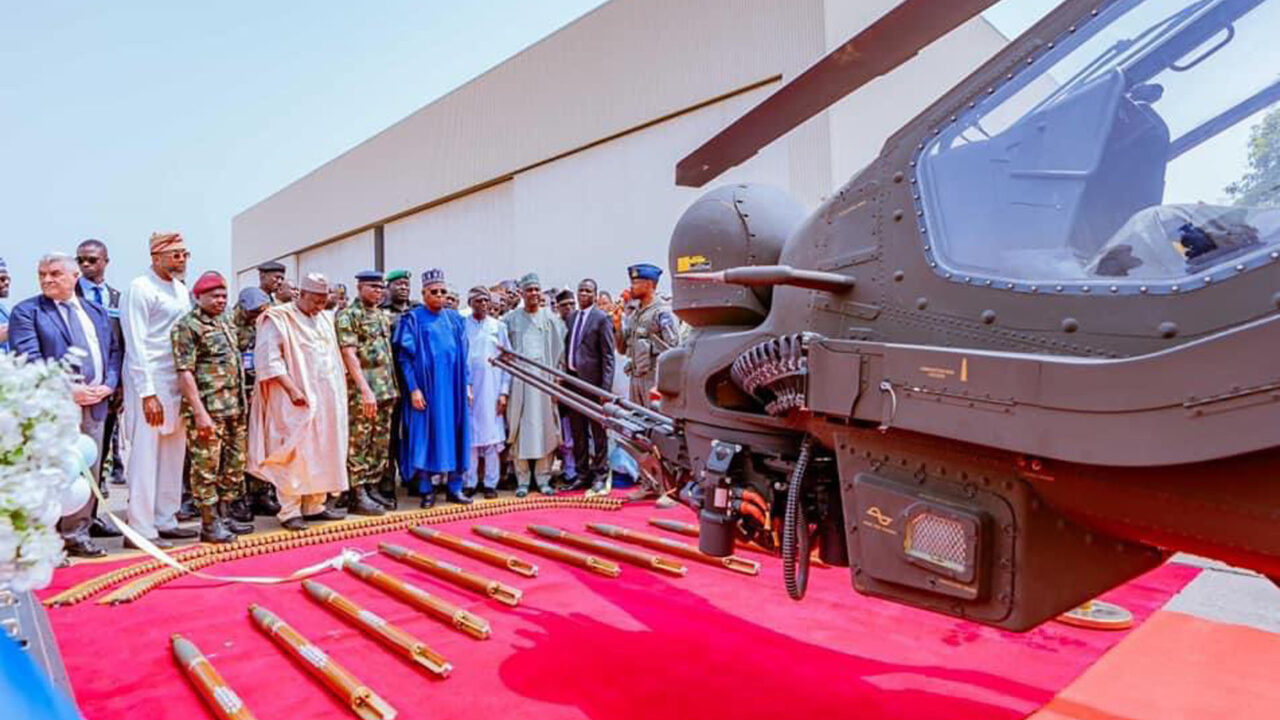 Tinubu inducts newly acquired military aircraft for Nigeria Air Force