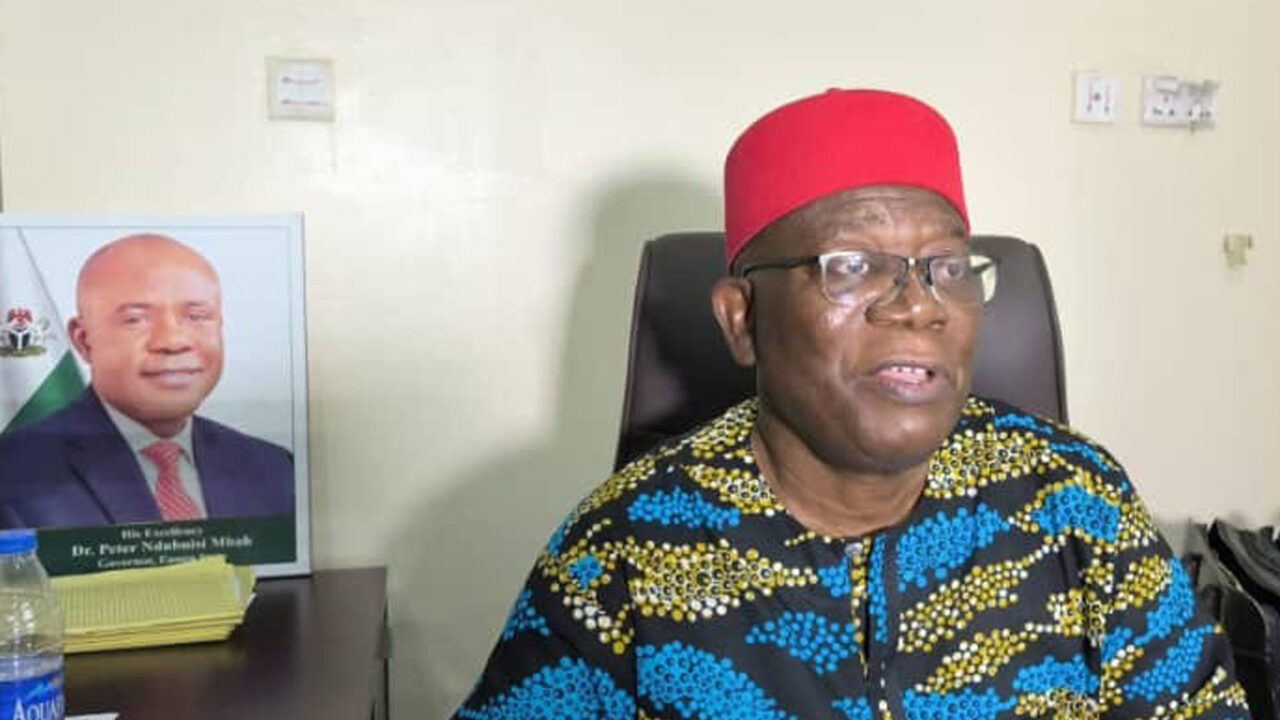Governor Mbah Promises to Rebuild Demolished Lounge in Enugu