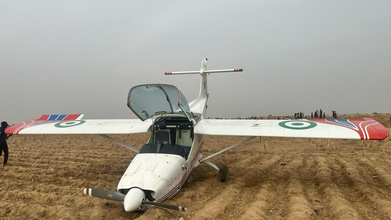 Nigerian Air Force trainer aircraft in minor accident