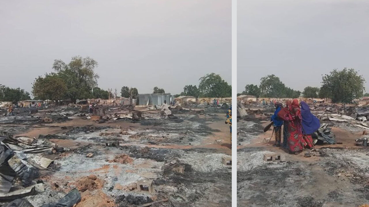Two Victims Confirmed After Fire Ravaged the  Borno IDP Camp
