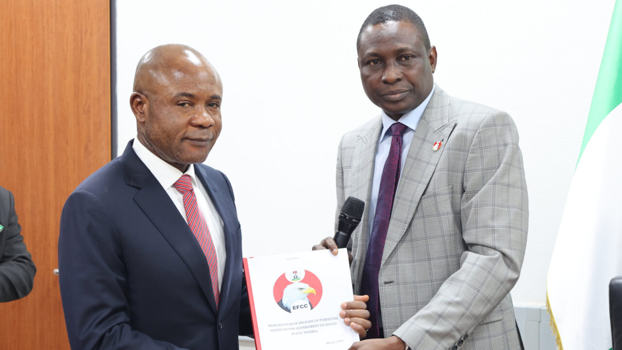 EFCC Restores 14 Assets to Enugu State Government