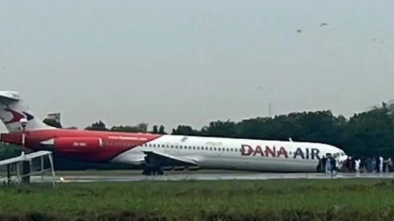 Dana Airline Skid Off Runway at  Murtala Mohammed Airport