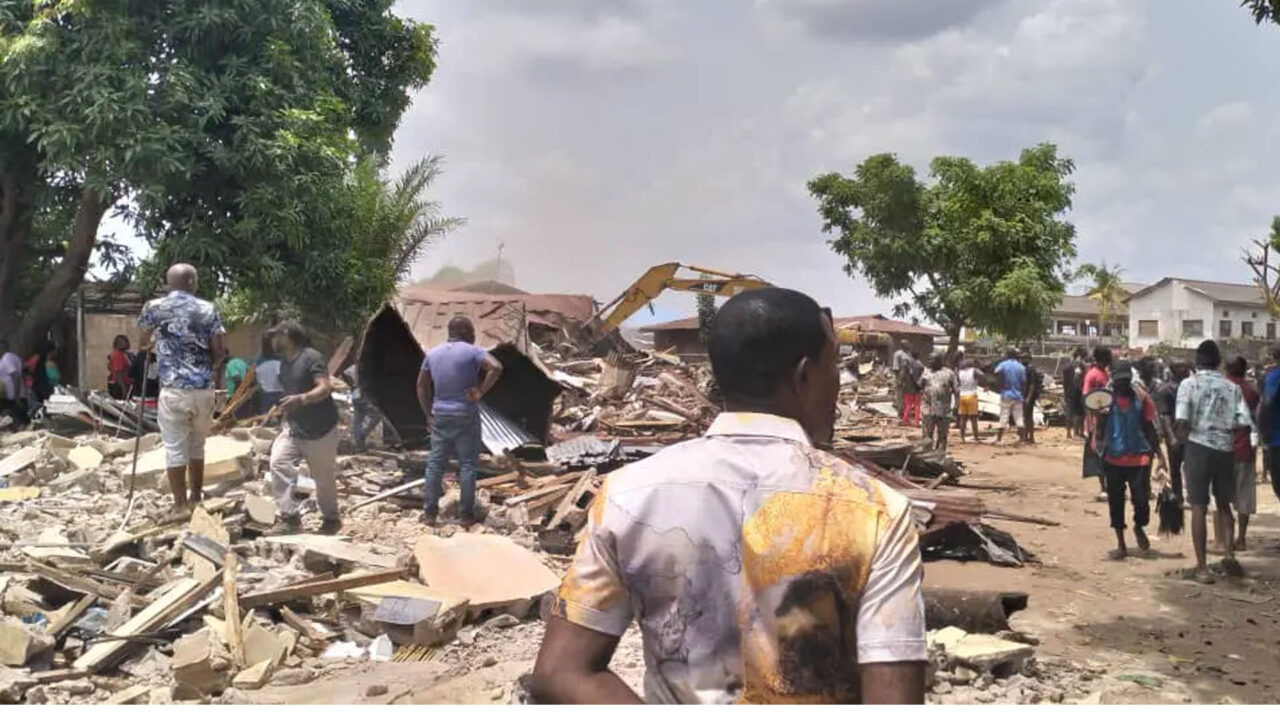 Enugu State Government Demolishes Ancestral Homes