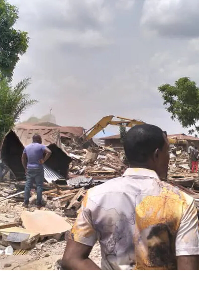 Enugu State Government Demolishes Ancestral Homes