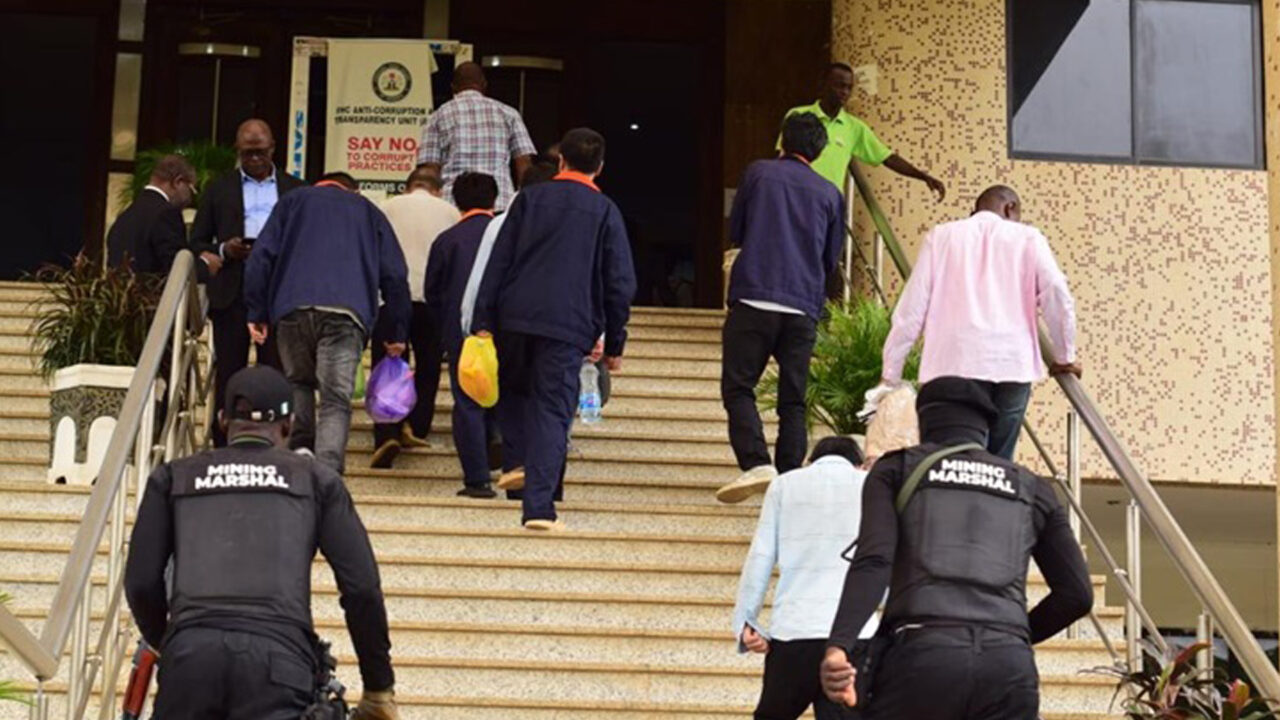 Federal Government Arraign Eight Chinese Nationals For Illegal Mining