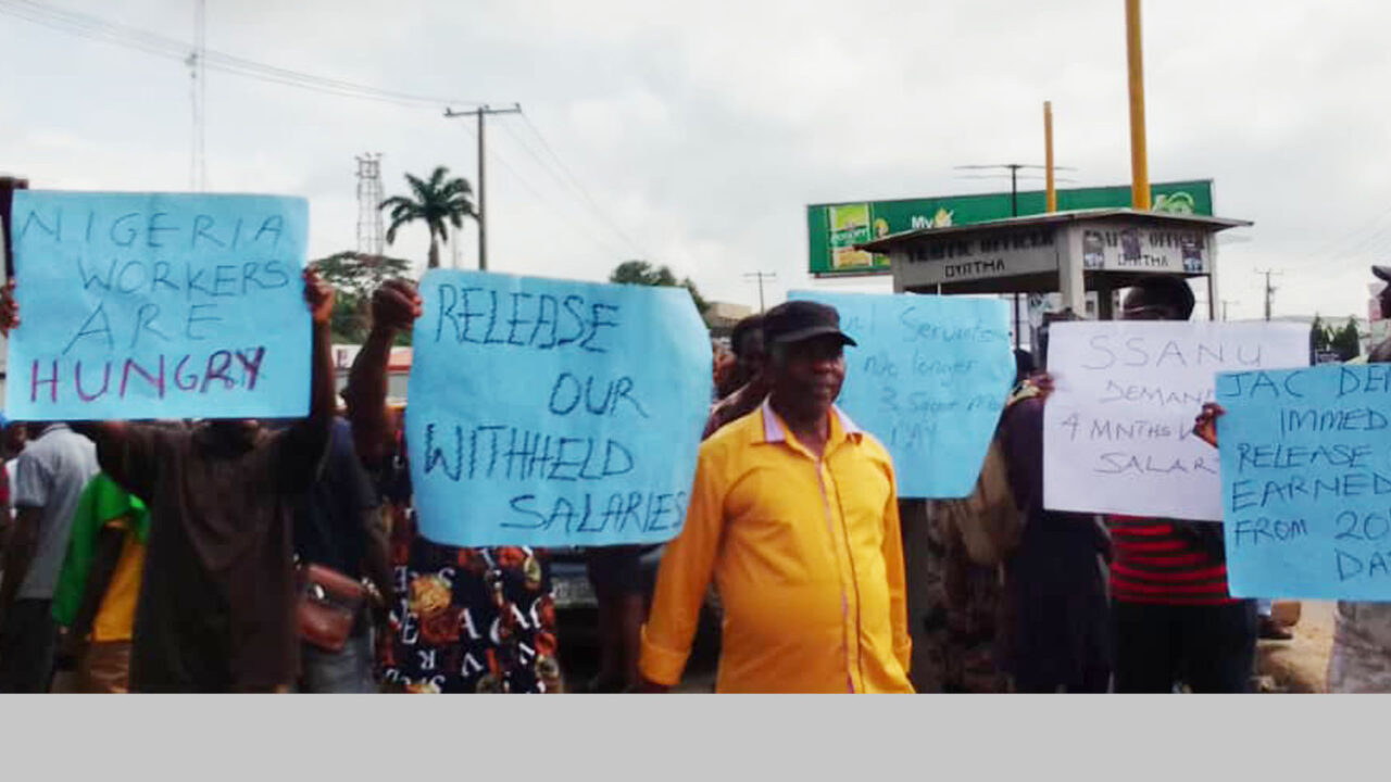 NASU/SSANU, University of Ibadan Chapter Stage Peaceful Protest