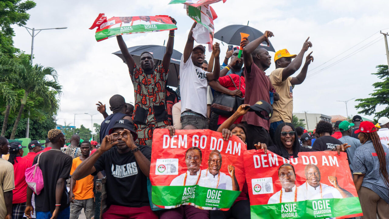 Edo 2024: Thousands Of Supporters Show Solidarity As Ighodalo Storm Benin Rally