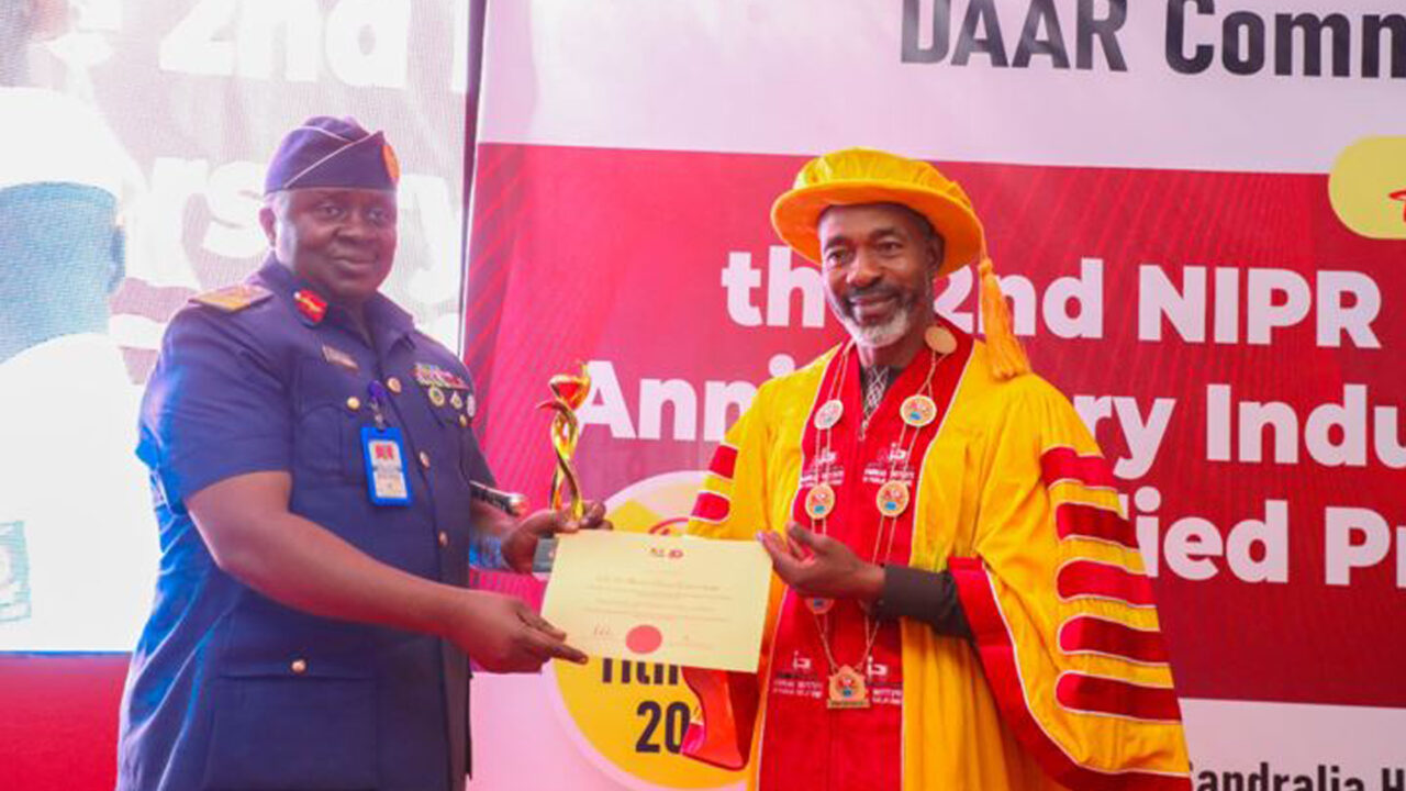 NIPR Honours NAF, Its Spokesman, Gabkwek With Prestigious Diamond Award