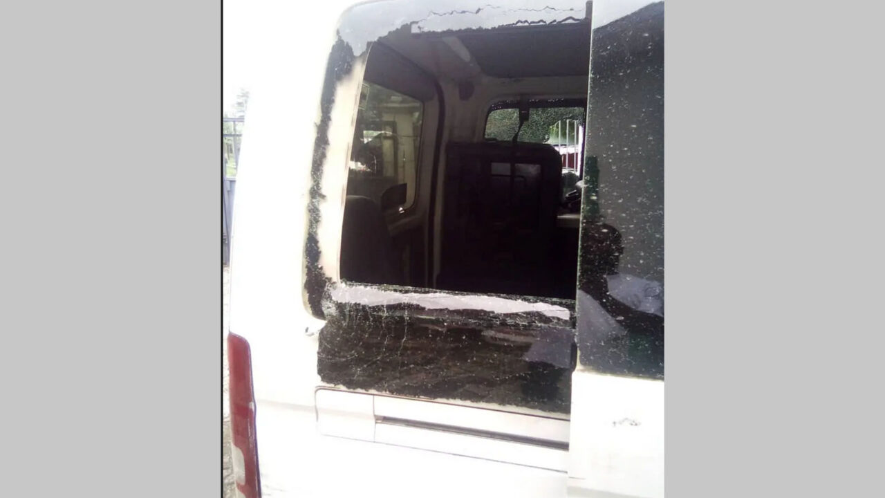 Hoodlums Vandalize NUJ Bus, Cart Away With Food Items