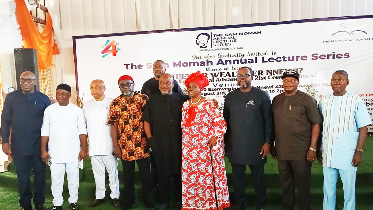 Sam Momah Foundation Lecture Challenges Nnewi to Play at  Global Stage